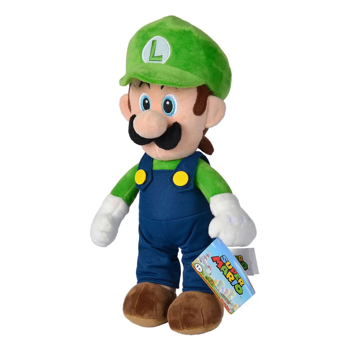 Super Mario plüss figura Luigi 30 cm termékfotó