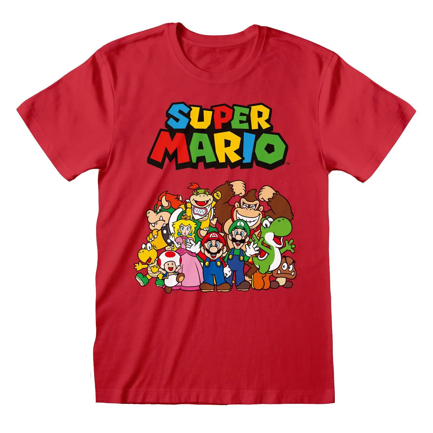 Super Mario póló Main Character Group termékfotó