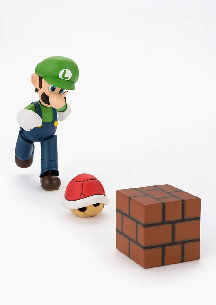 Super Mario S.H. Figuarts akciófigura Luigi 11 cm  termékfotó