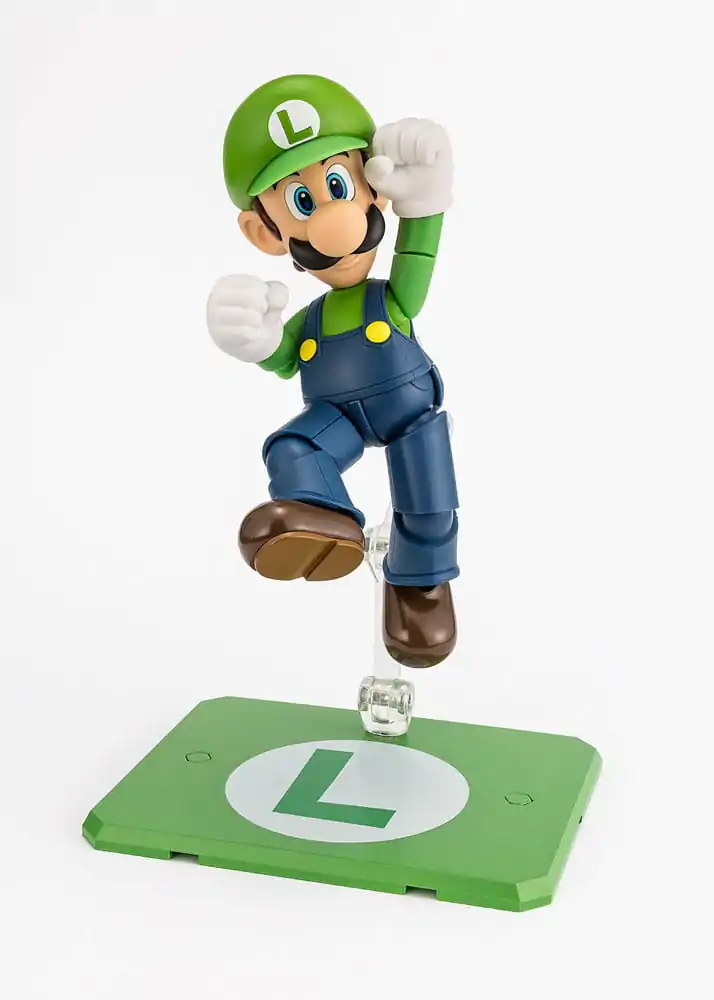 Super Mario S.H. Figuarts akciófigura Luigi 11 cm  termékfotó