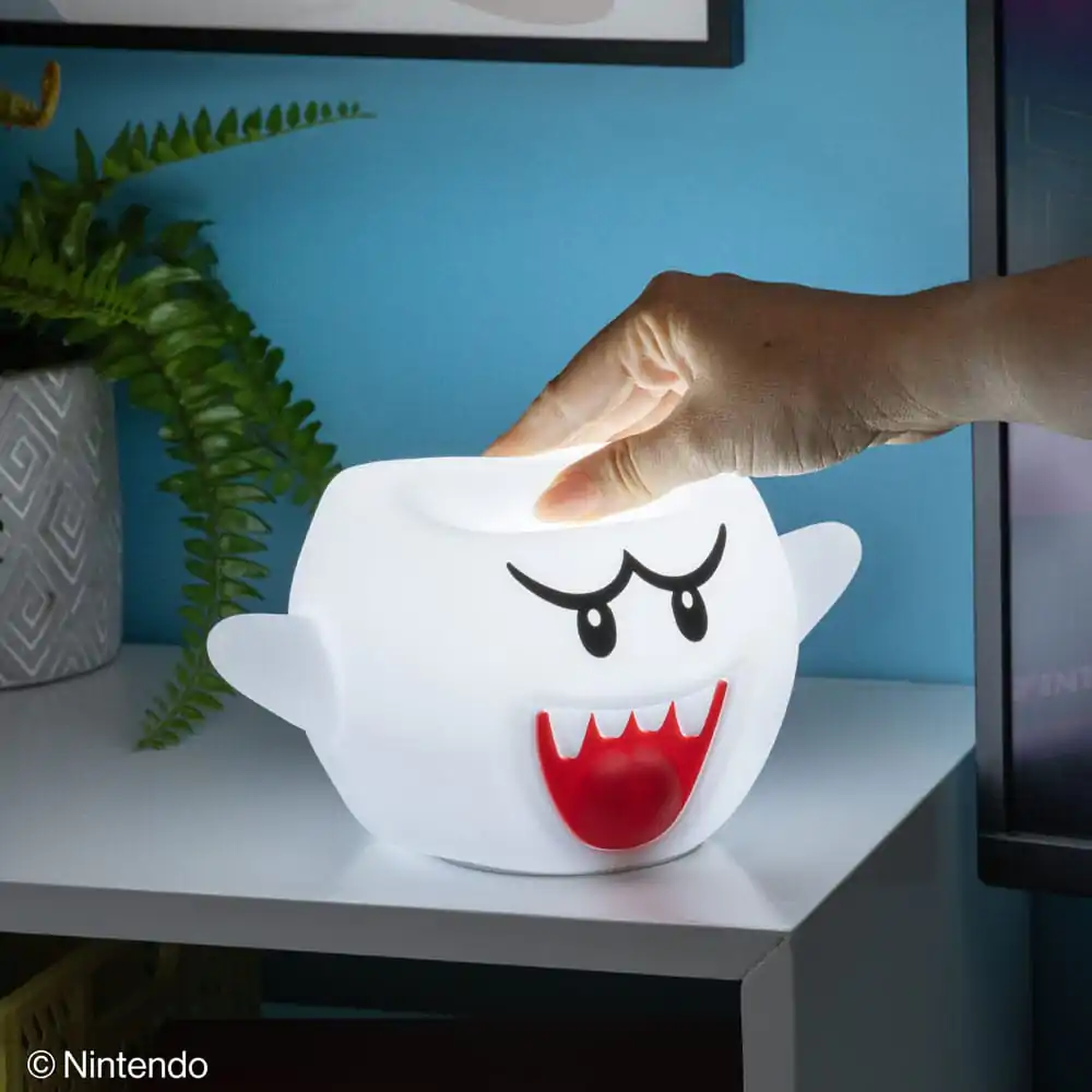 Super Mario Squishy Glo Boo szilikon lámpa 14 cm termékfotó