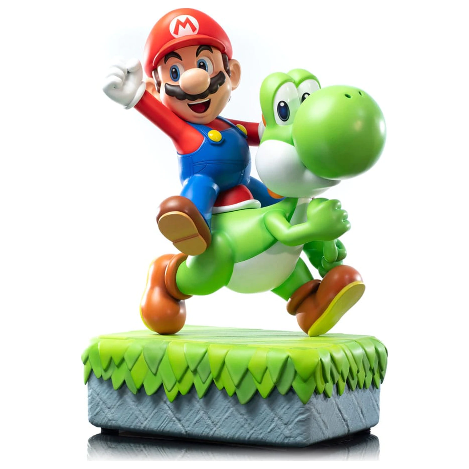 Super Mario szobor figura Mario & Yoshi 48 cm termékfotó