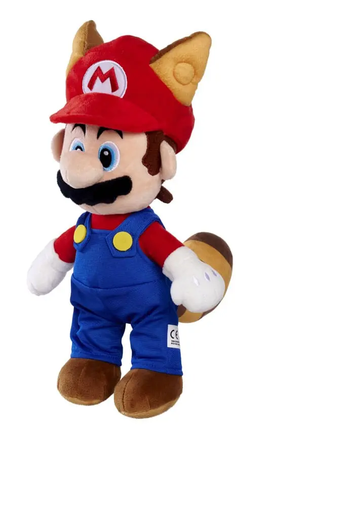 Super Mario Tanuki Mario plüss figura 30 cm termékfotó