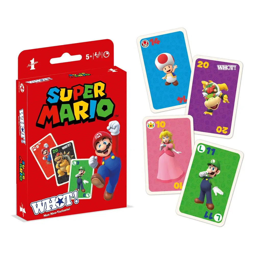 Super Mario WHOT! Német nyelvű kártyajáték termékfotó