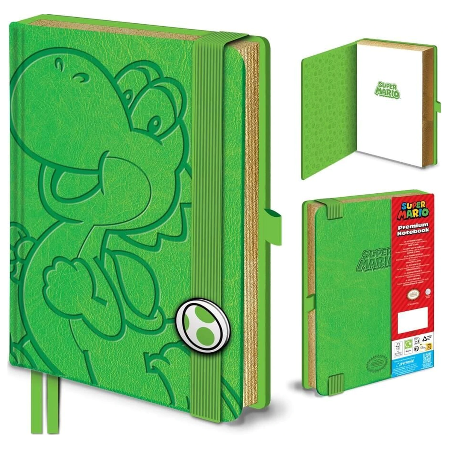 Super Mario Yoshi A5 jegyzetfüzet termékfotó