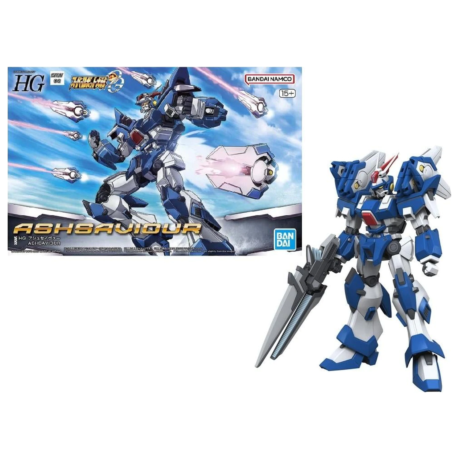 Super Robot HG Ashsaviour modell készlet termékfotó