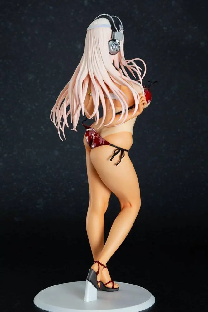 Super Sonico 1/4.5 Super Sonico Summer Vacation Ver. Sun Kissed szobor figura 35 cm termékfotó