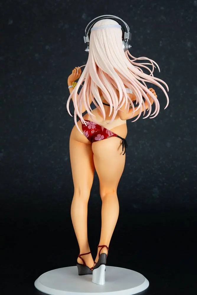Super Sonico 1/4.5 Super Sonico Summer Vacation Ver. Sun Kissed szobor figura 35 cm termékfotó
