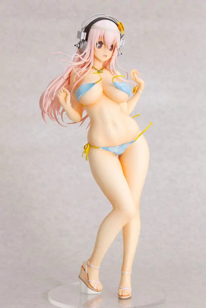Super Sonico 1/4.5 Super Sonico Summer Vacation Ver. szobor figura 35 cm termékfotó
