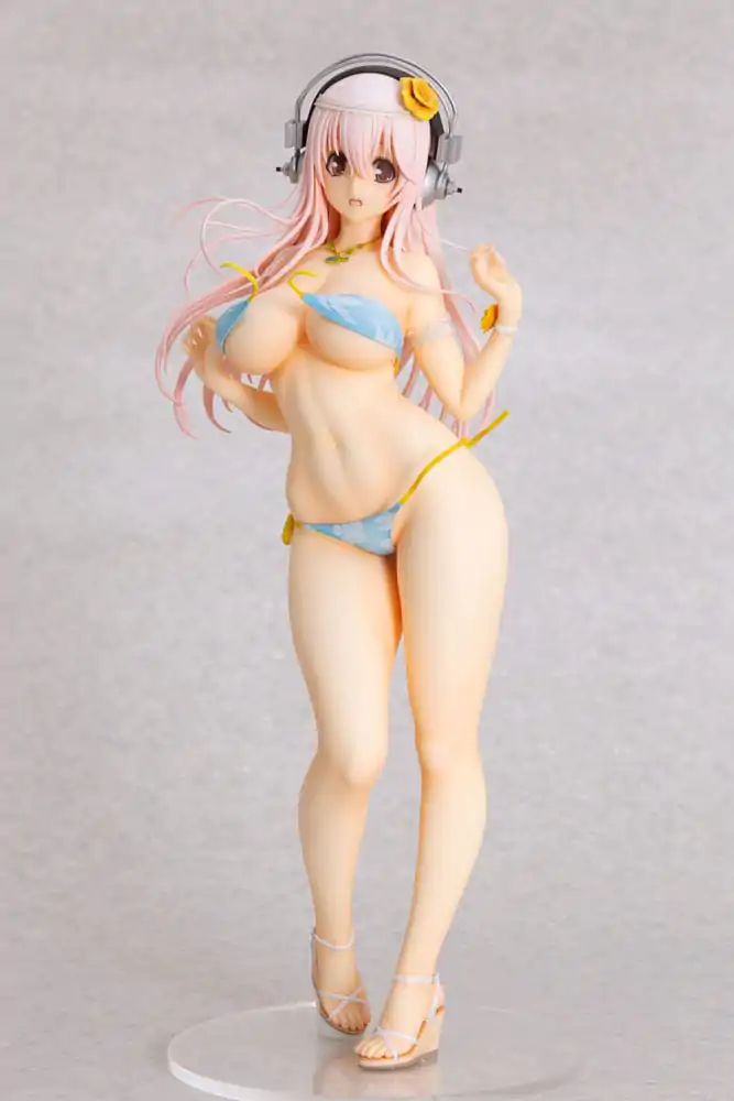 Super Sonico 1/4.5 Super Sonico Summer Vacation Ver. szobor figura 35 cm termékfotó
