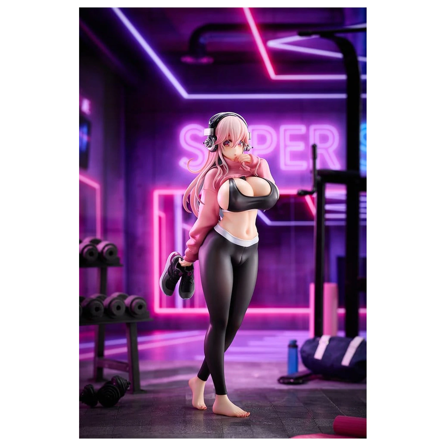 Super Sonico 1/6 Exercise Ver. PVC figura 27 cm termékfotó