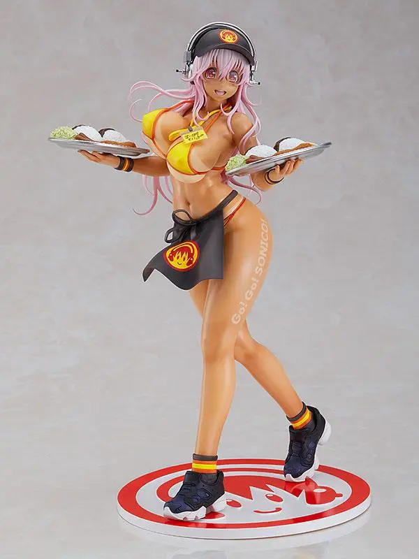 Super Sonico 1/6 Super Sonico Bikini Waitress Ver. figura 28 cm termékfotó