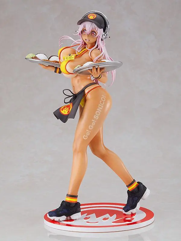 Super Sonico 1/6 Super Sonico Bikini Waitress Ver. figura 28 cm termékfotó