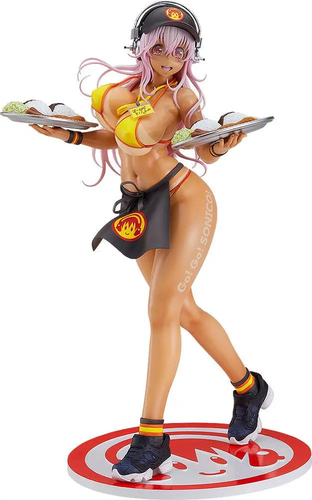 Super Sonico 1/6 Super Sonico Bikini Waitress Ver. figura 28 cm termékfotó