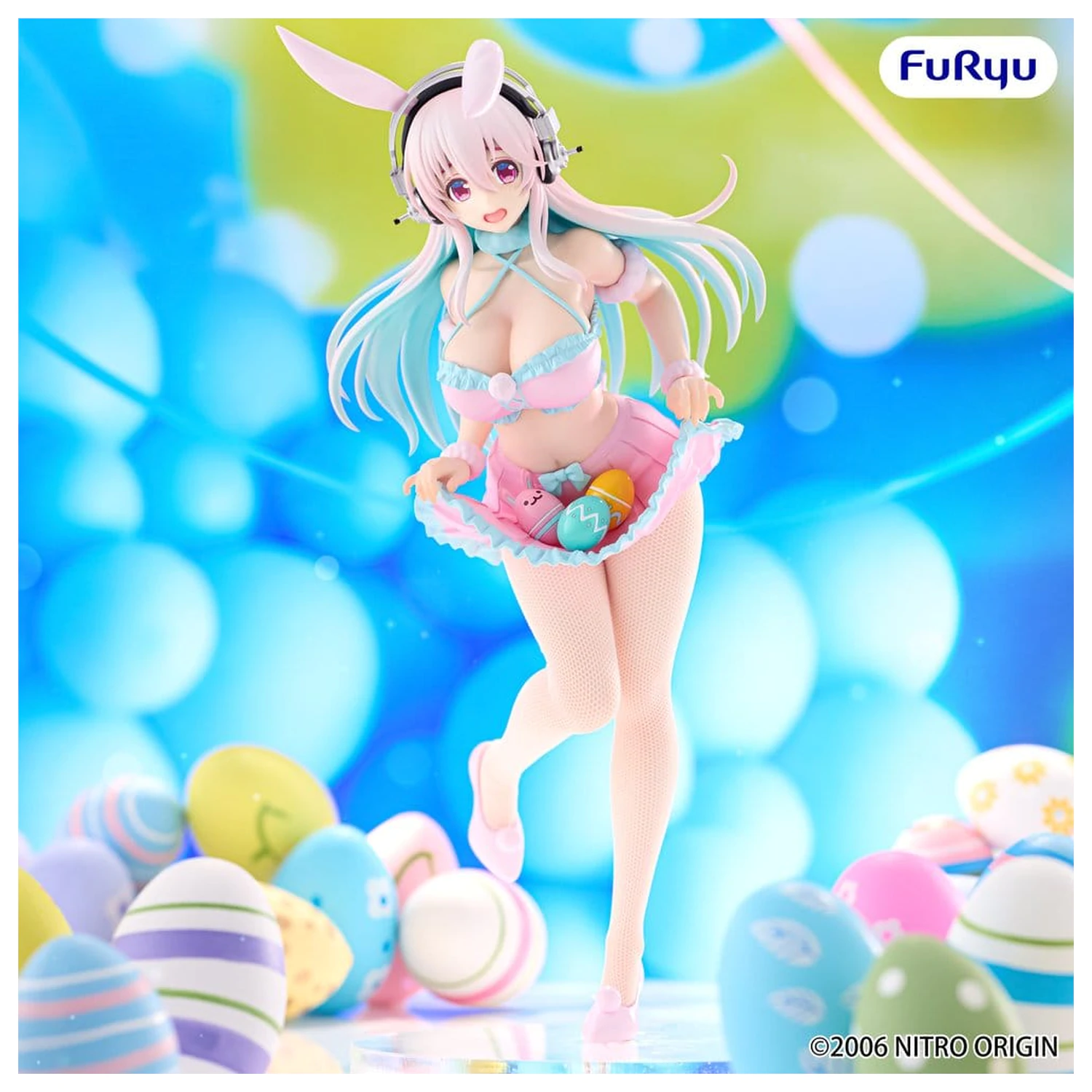Super Sonico BiCute Bunnies PVC figura Pastel Easter Ver. 29 cm termékfotó