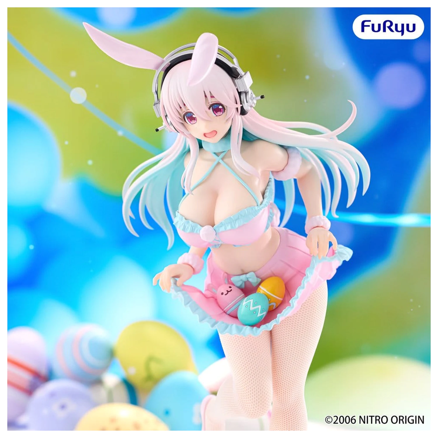 Super Sonico BiCute Bunnies PVC figura Pastel Easter Ver. 29 cm termékfotó