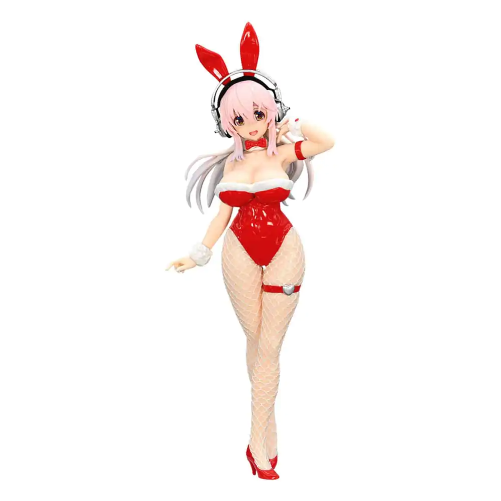 Super Sonico BiCute Bunnies Red Color Ver. PVC szobor figura 30 cm termékfotó