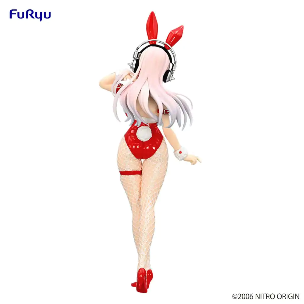 Super Sonico BiCute Bunnies Red Color Ver. PVC szobor figura 30 cm termékfotó