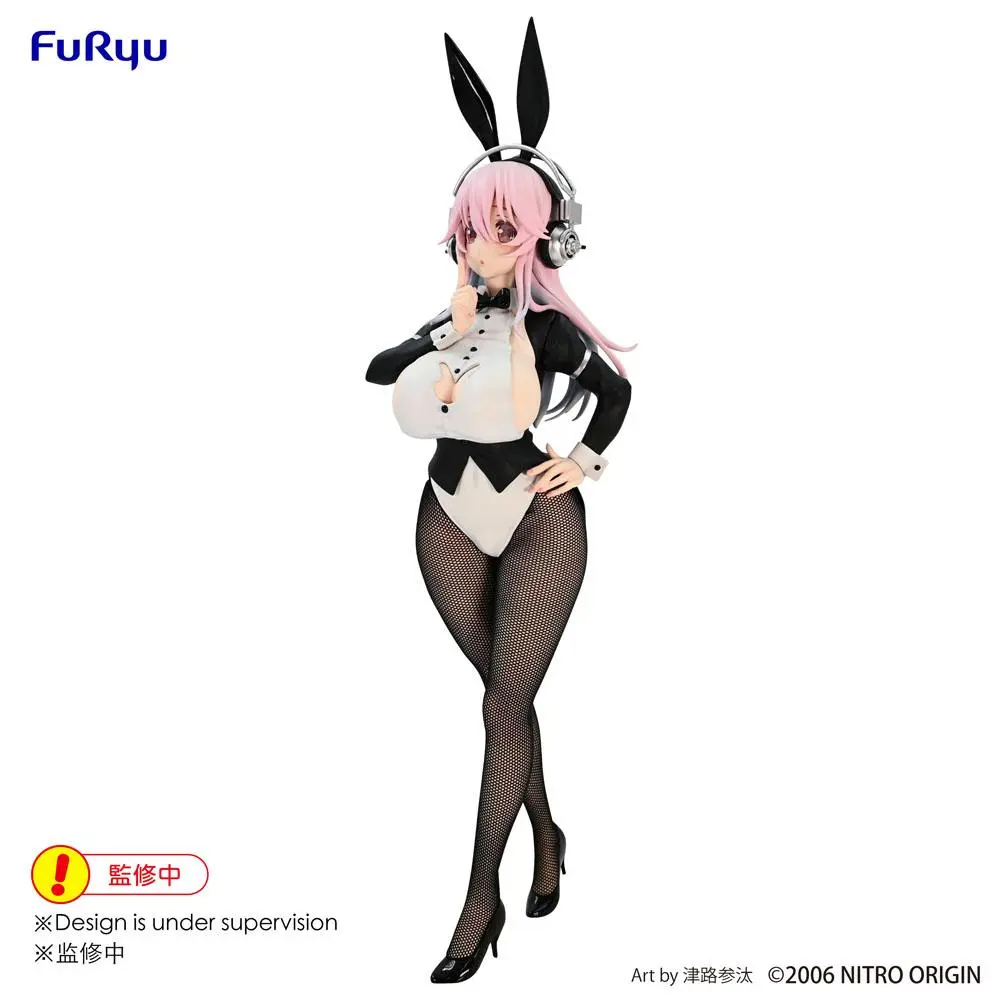 Super Sonico BiCute Bunnies Super Sonico Newly Drawn Costume Ver. PVC szobor figura 30 cm termékfotó