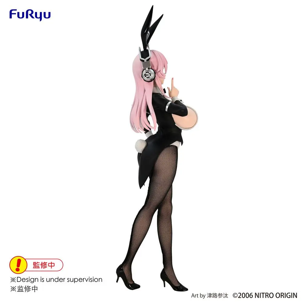 Super Sonico BiCute Bunnies Super Sonico Newly Drawn Costume Ver. PVC szobor figura 30 cm termékfotó