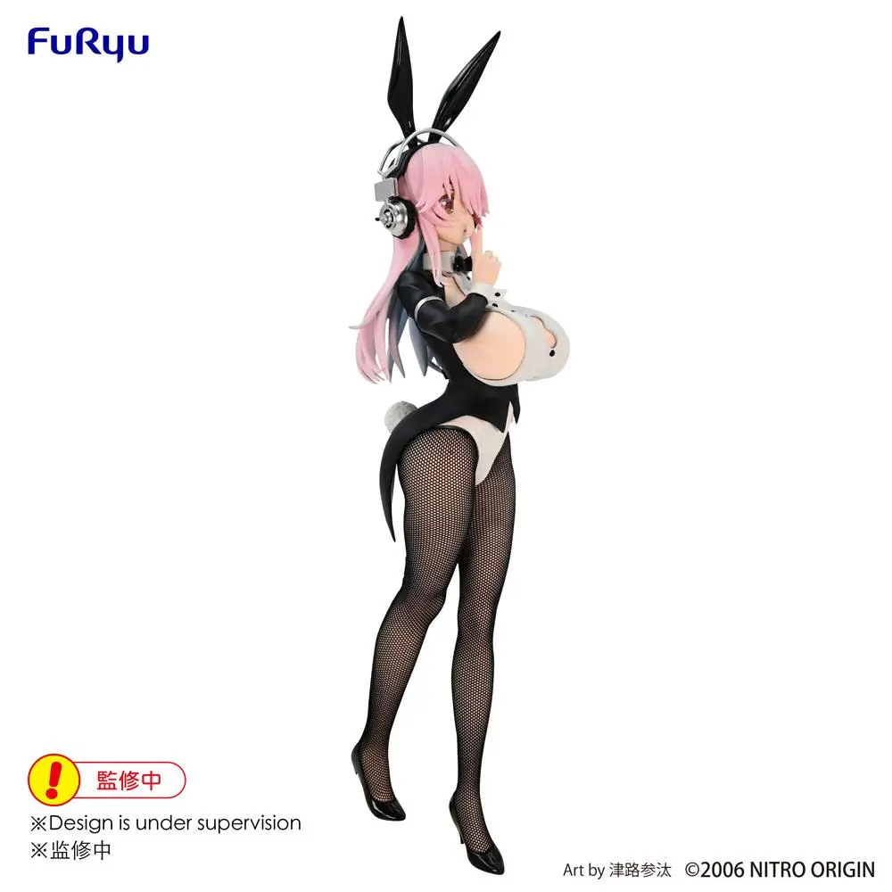 Super Sonico BiCute Bunnies Super Sonico Newly Drawn Costume Ver. PVC szobor figura 30 cm termékfotó