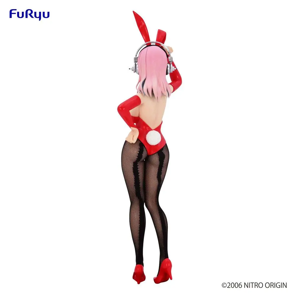 Super Sonico BiCute Bunnies Super Sonico Red Ver. PVC szobor figura 28 cm termékfotó