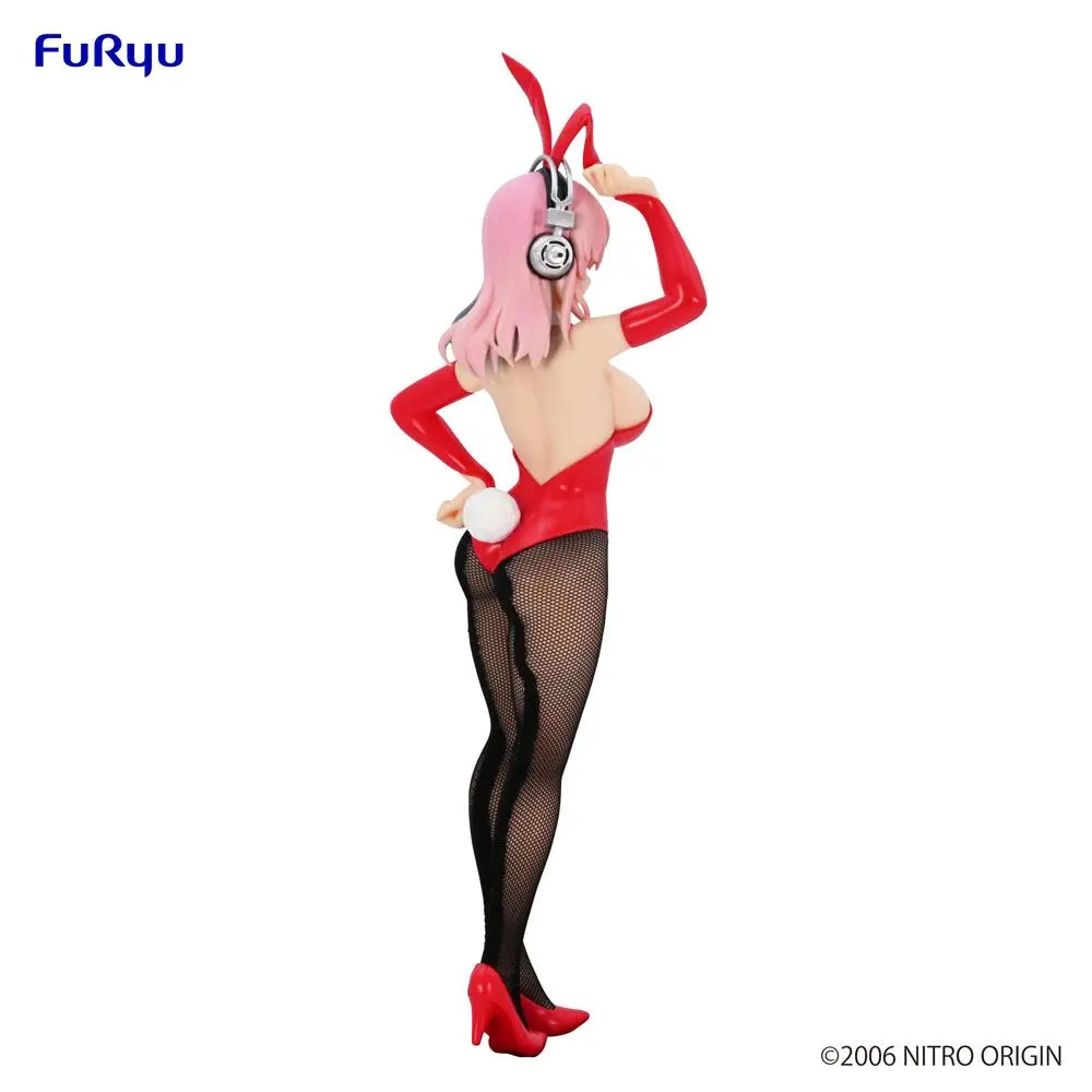 Super Sonico BiCute Bunnies Super Sonico Red Ver. PVC szobor figura 28 cm termékfotó