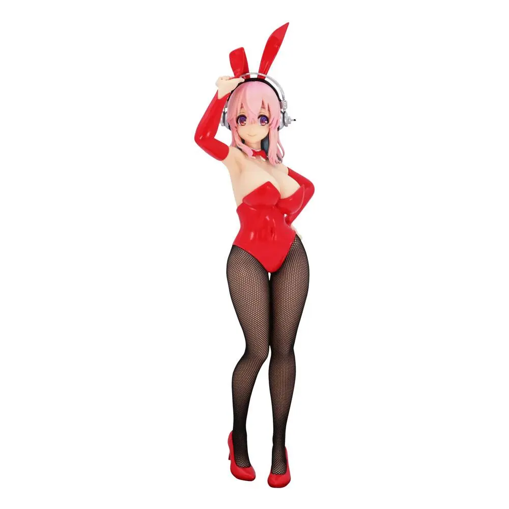 Super Sonico BiCute Bunnies Super Sonico Red Ver. PVC szobor figura 28 cm termékfotó