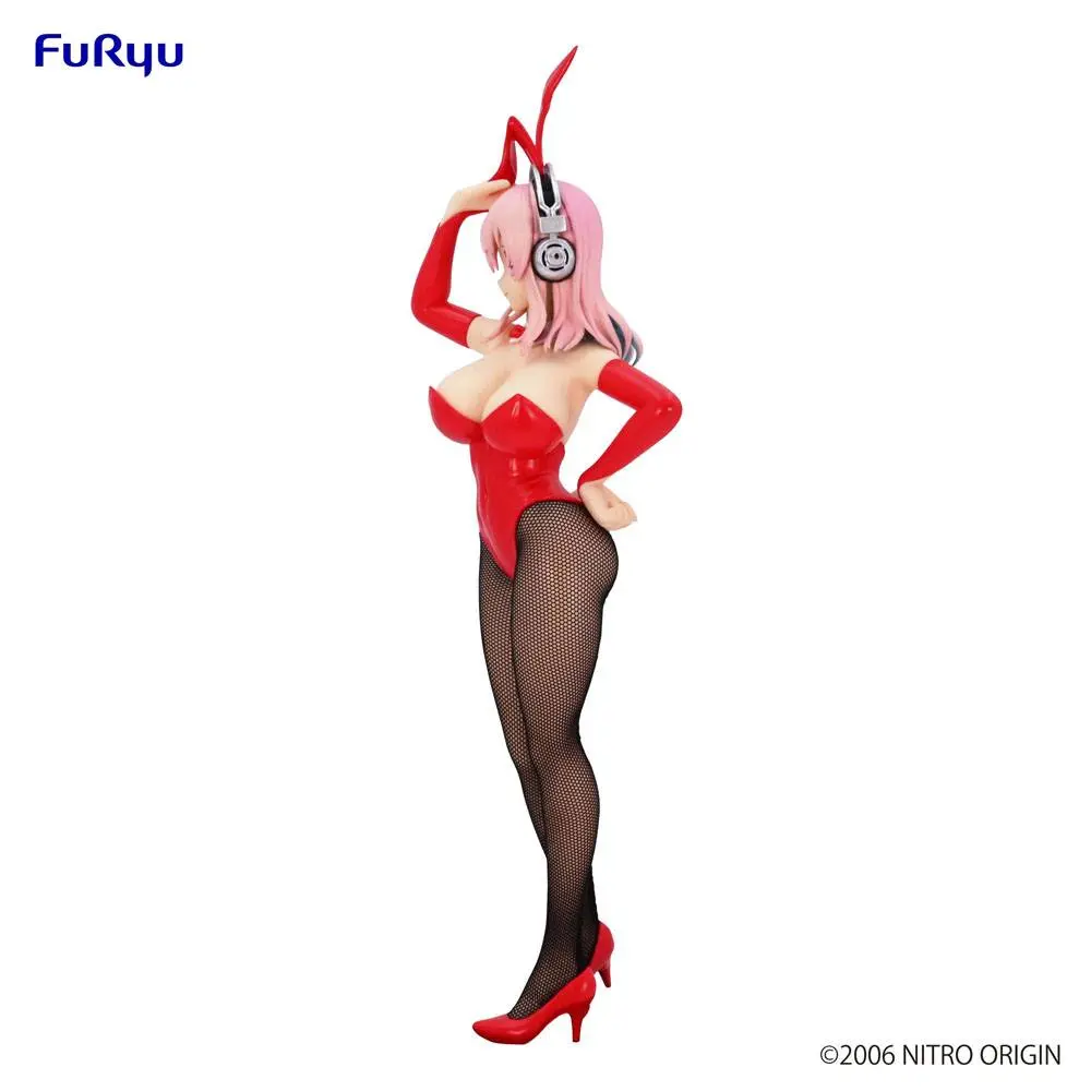 Super Sonico BiCute Bunnies Super Sonico Red Ver. PVC szobor figura 28 cm termékfotó