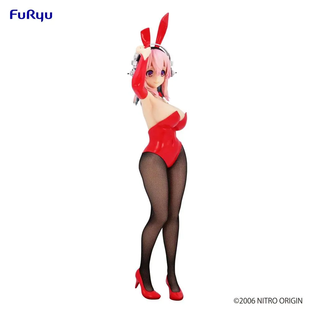 Super Sonico BiCute Bunnies Super Sonico Red Ver. PVC szobor figura 28 cm termékfotó