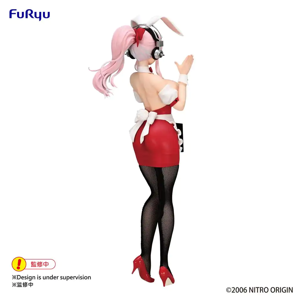 Super Sonico BiCute Bunnies Super Sonico Waitress Ver. PVC szobor figura 28 cm termékfotó