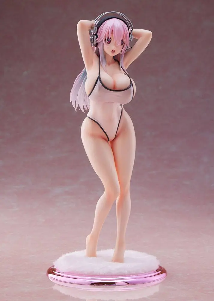 Super Sonico DreamTech 1/7 Super Sonico White Swimsuit Style PVC szobor figura 26 cm termékfotó