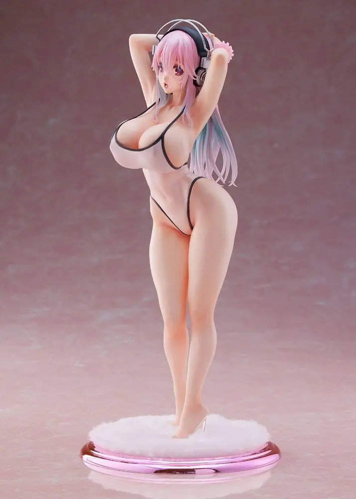Super Sonico DreamTech 1/7 Super Sonico White Swimsuit Style PVC szobor figura 26 cm termékfotó