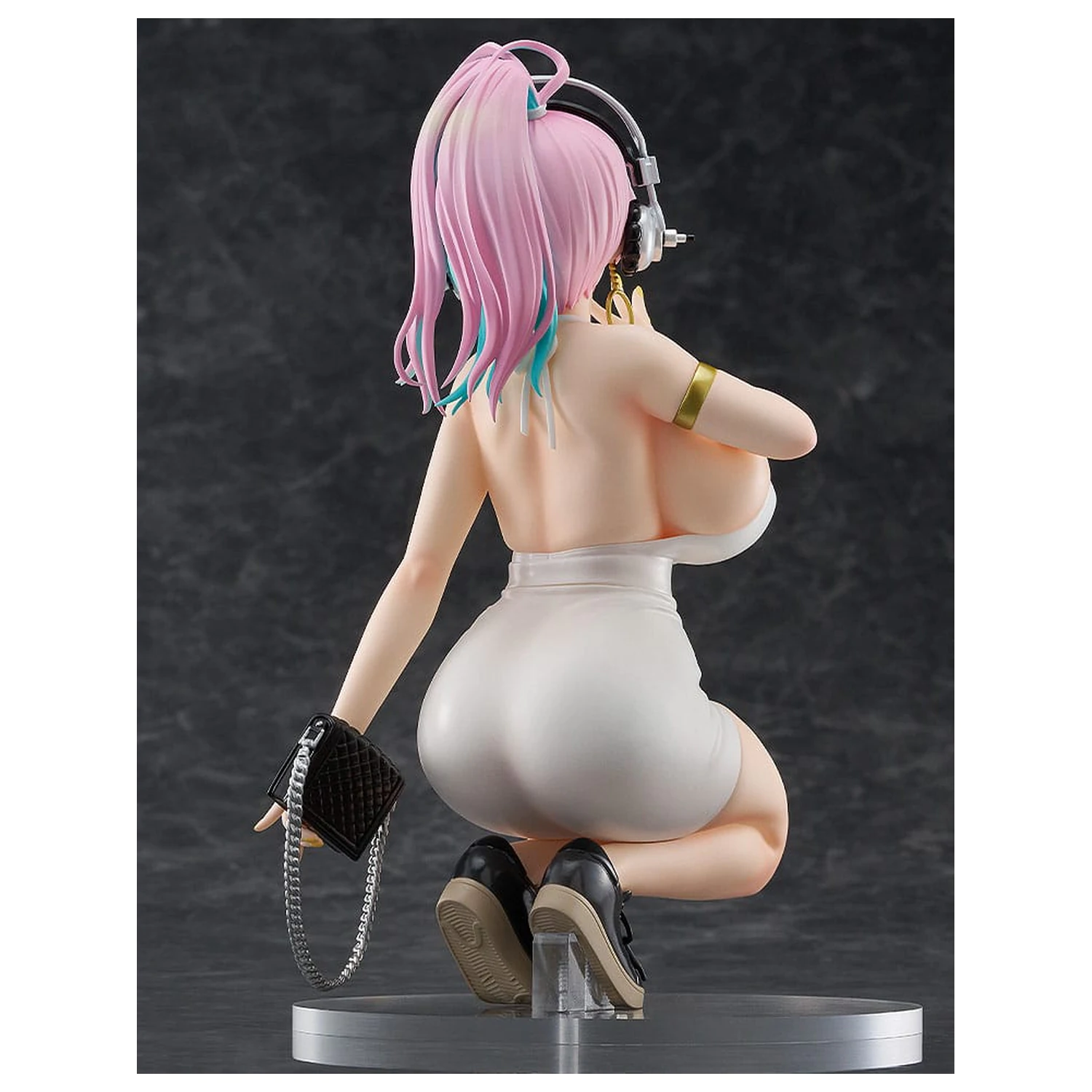Super Sonico Pop Up Parade Super Sonico: 15th Mini Dress Ver. L Size PVC szobor figura 20 cm        termékfotó