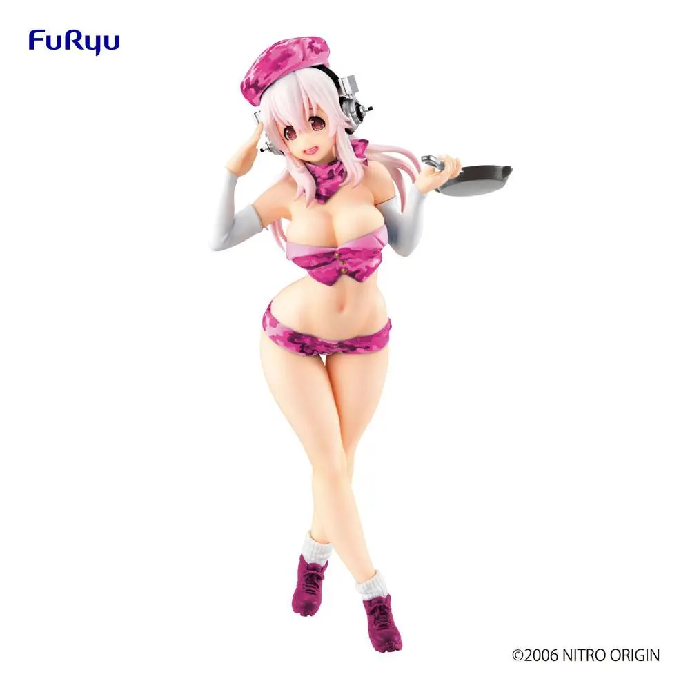 Super Sonico Special Super Sonico Military PVC szobor figura 18 cm termékfotó