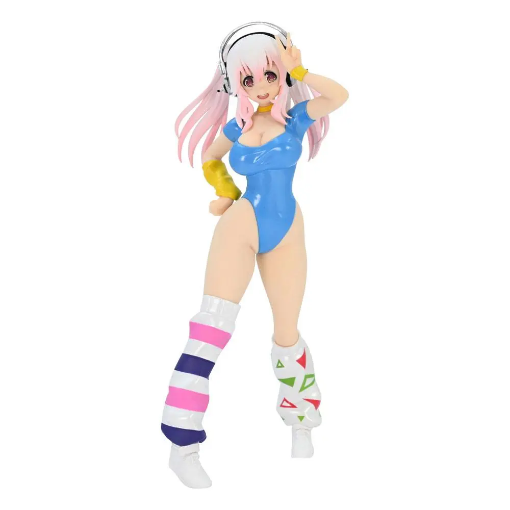 Super Sonico PVC Statue Super Sonico Concept Figure 80's/Another Color/Blue Ver. 18 cm (re-run) termékfotó