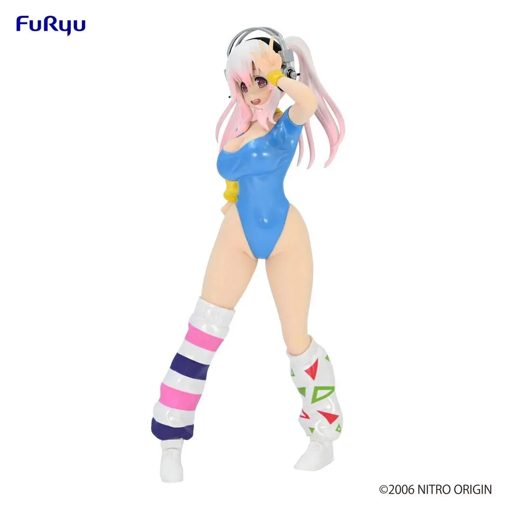 Super Sonico PVC Statue Super Sonico Concept Figure 80's/Another Color/Blue Ver. 18 cm (re-run) termékfotó