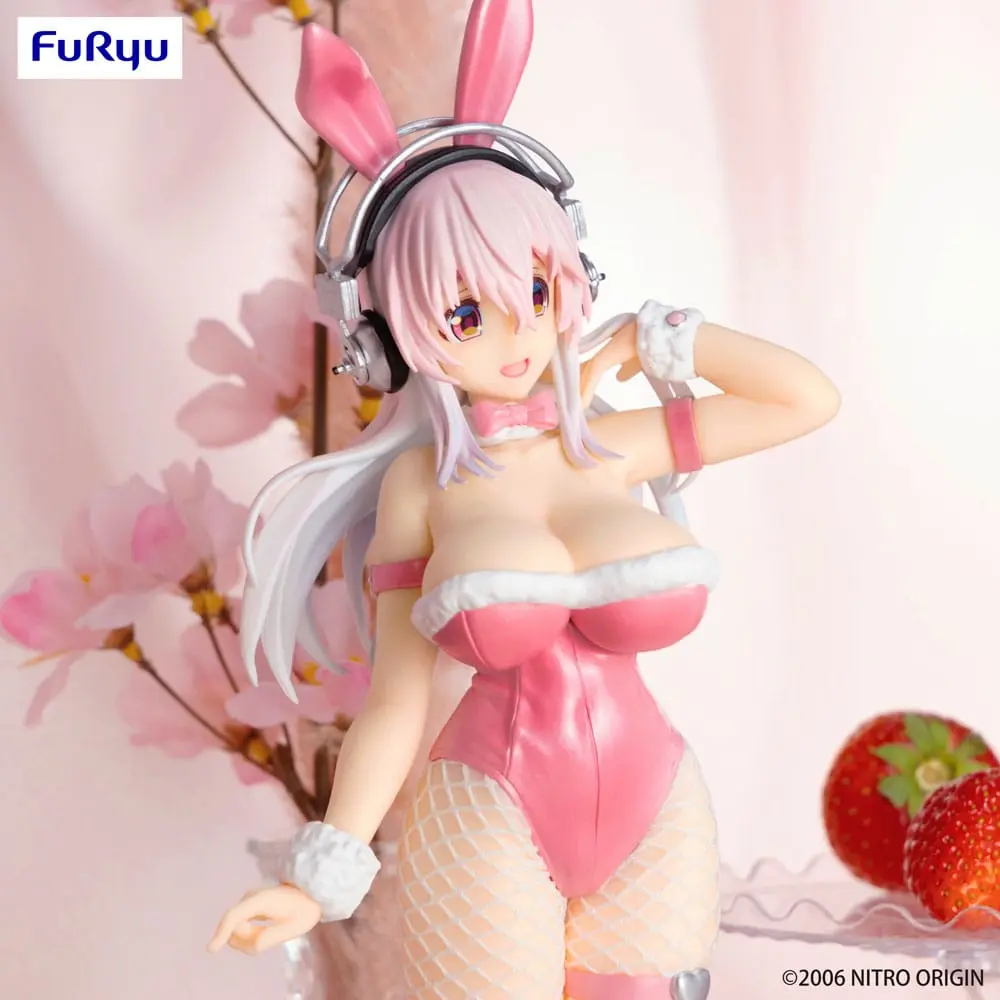 Super Sonico Super Sonico Pink Ver. PVC szobor figura 30 cm termékfotó