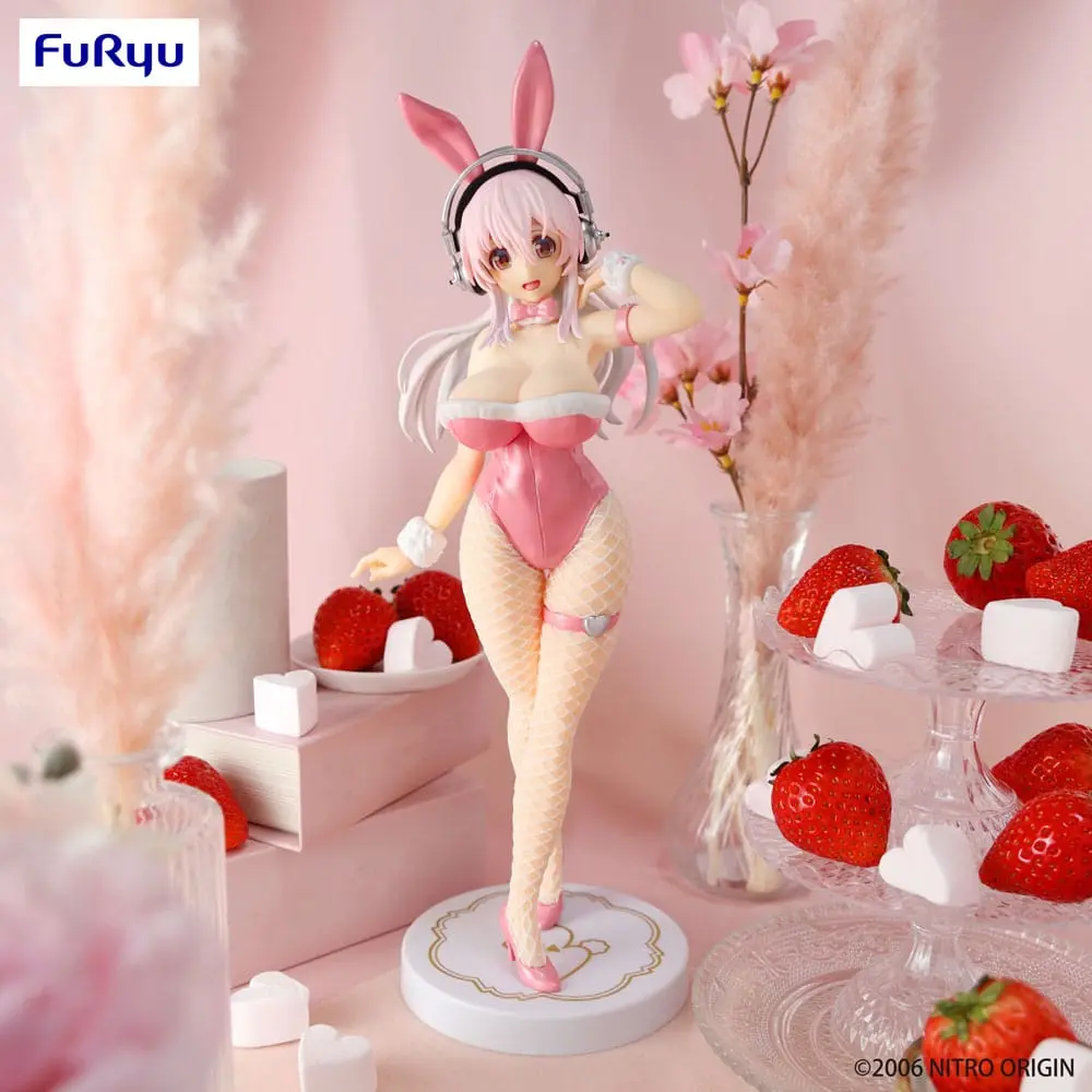 Super Sonico Super Sonico Pink Ver. PVC szobor figura 30 cm termékfotó