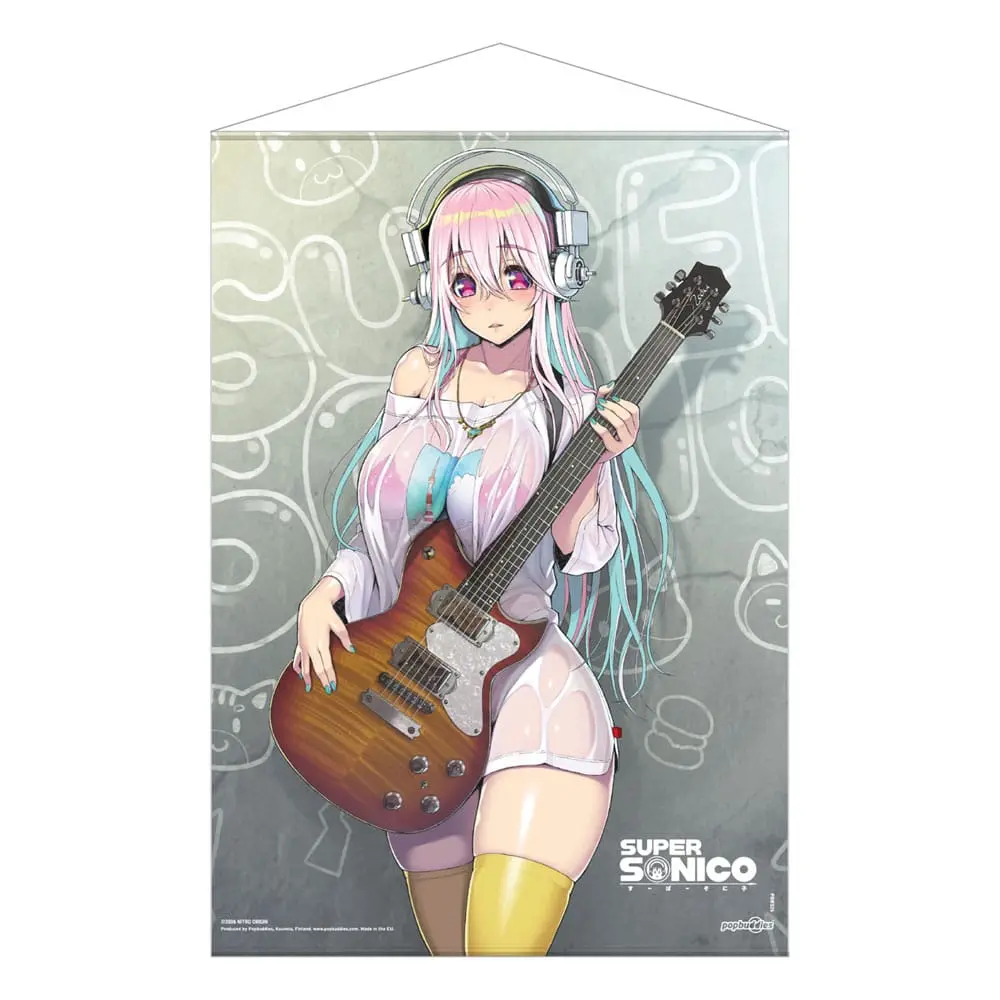 Super Sonico Super Sonico with Guitar felakasztható poszter 50 x 70 cm termékfotó