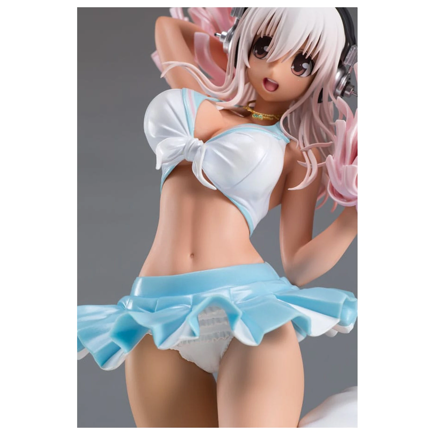 Super Sonico szobor figura 1/6 Super Sonico Cheer Girl Sunkissed Ver. 30 cm termékfotó
