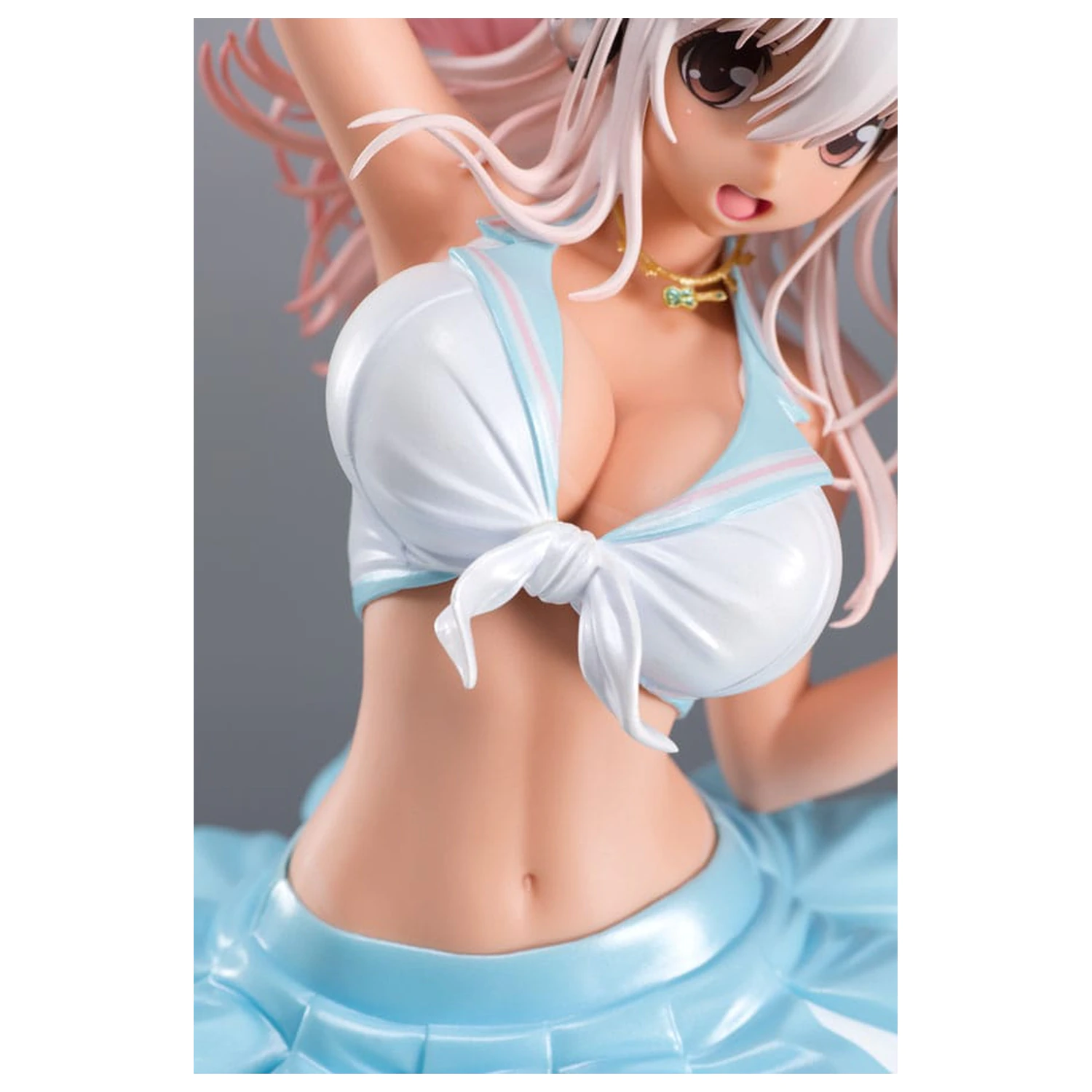 Super Sonico szobor figura 1/6 Super Sonico Cheer Girl Sunkissed Ver. 30 cm termékfotó