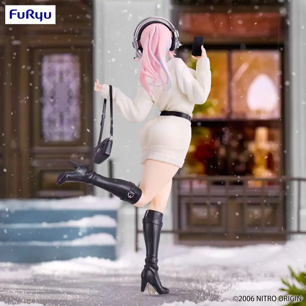 Super Sonico Trio-Try-iT Winter Memory Ver. PVC szobor figura 21 cm termékfotó