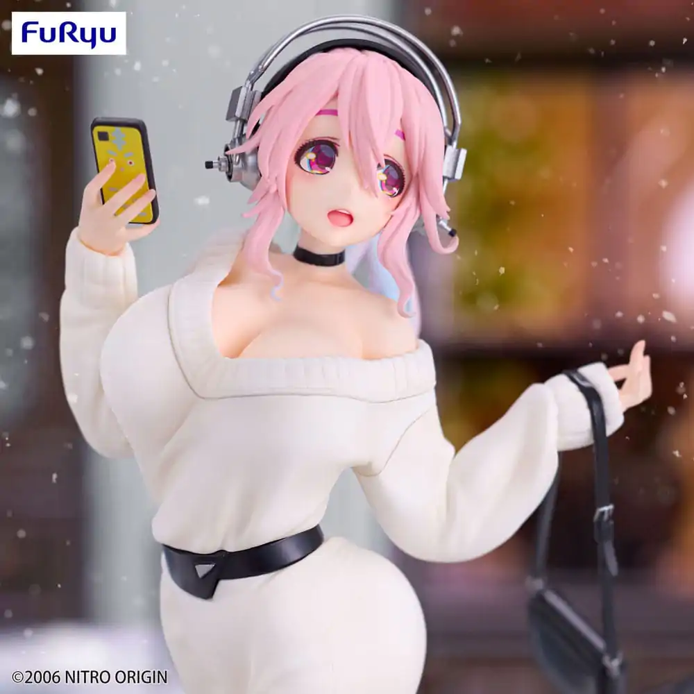 Super Sonico Trio-Try-iT Winter Memory Ver. PVC szobor figura 21 cm termékfotó