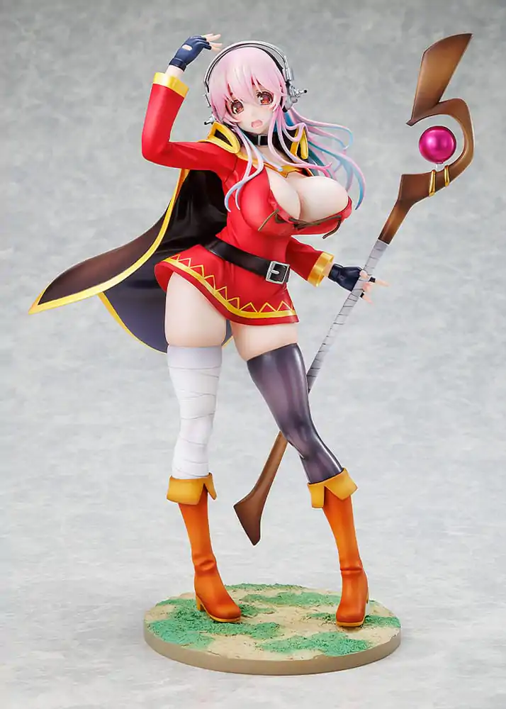Super Sonico x Konosuba 1/7 Super Sonico Megumin collaboration Ver. PVC szobor figura 25 cm termékfotó