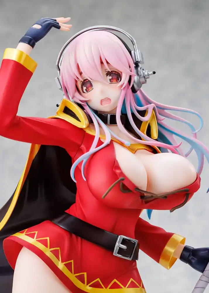 Super Sonico x Konosuba 1/7 Super Sonico Megumin collaboration Ver. PVC szobor figura 25 cm termékfotó
