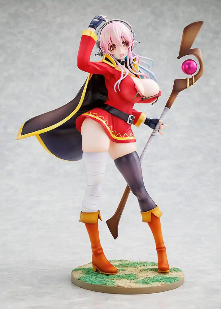 Super Sonico x Konosuba 1/7 Super Sonico Megumin collaboration Ver. PVC szobor figura 25 cm termékfotó