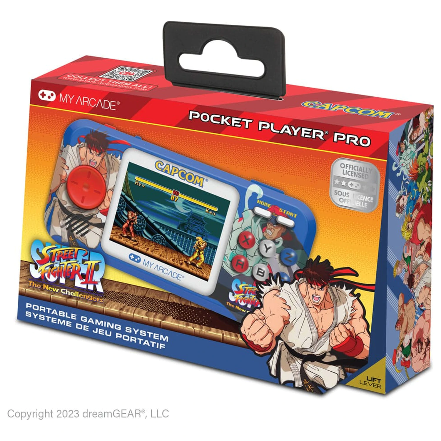 Super Street Fighter II Portable Gaming System Pocket Player Pro konzol termékfotó