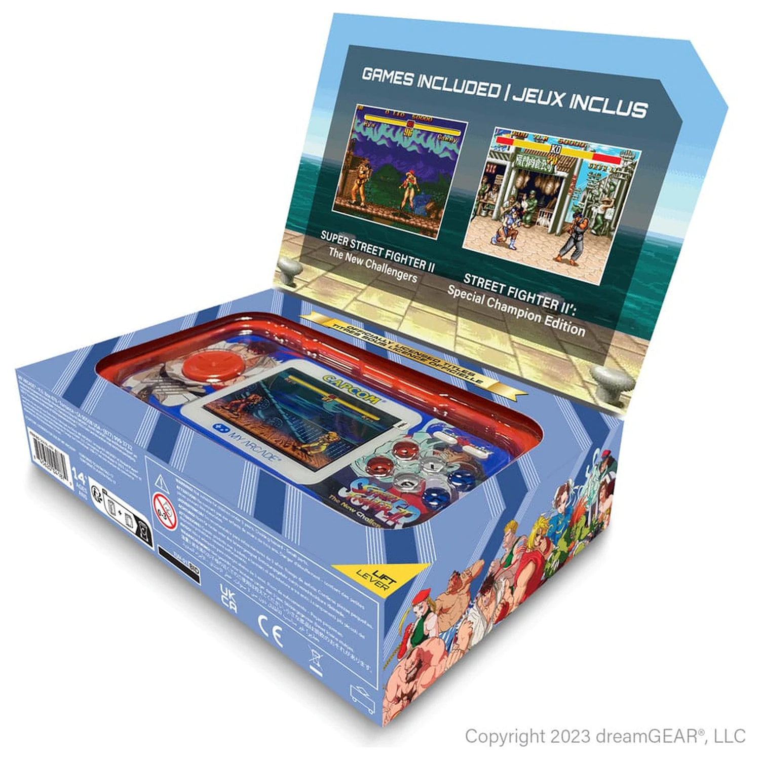 Super Street Fighter II Portable Gaming System Pocket Player Pro konzol termékfotó