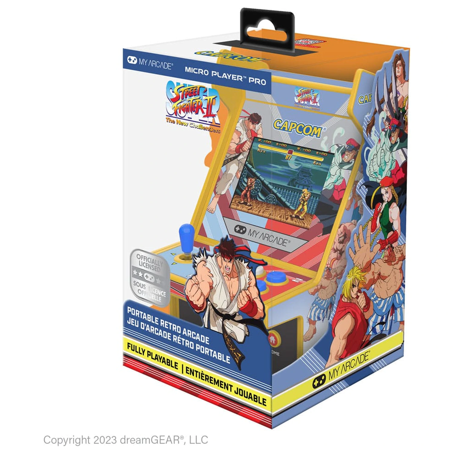 Super Street Fighter II Portable Retro Arcade Micro Player Pro hordozható mini arcade játékgép termékfotó